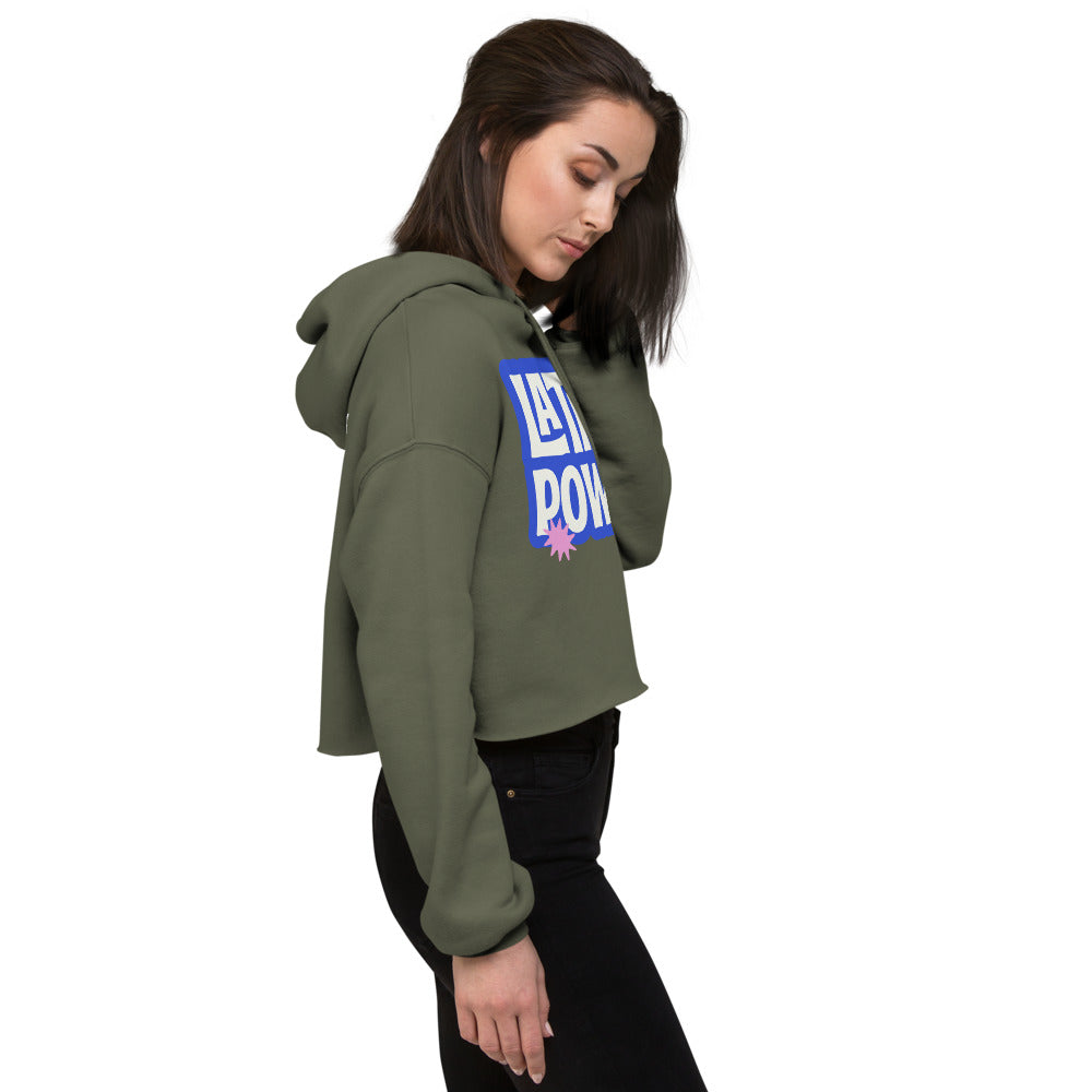 Latina Power B Groovey Crop Hoodie