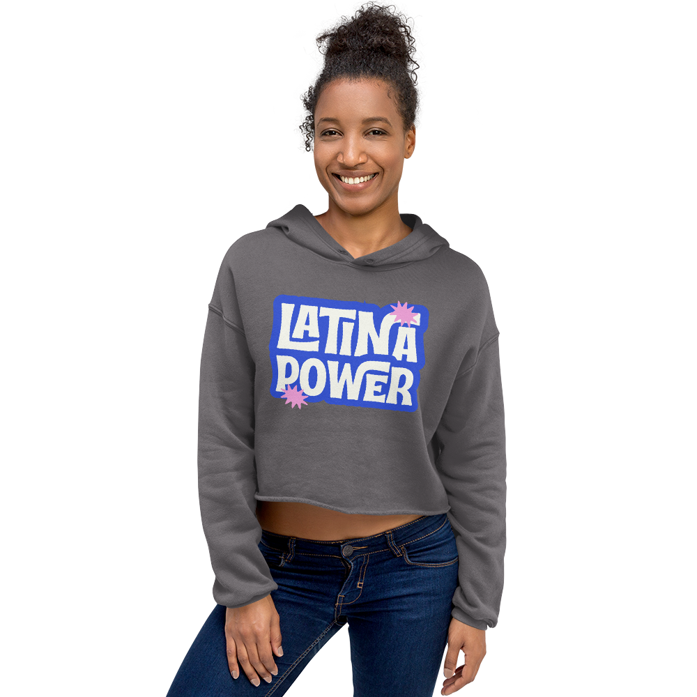 Latina Power B Groovey Crop Hoodie