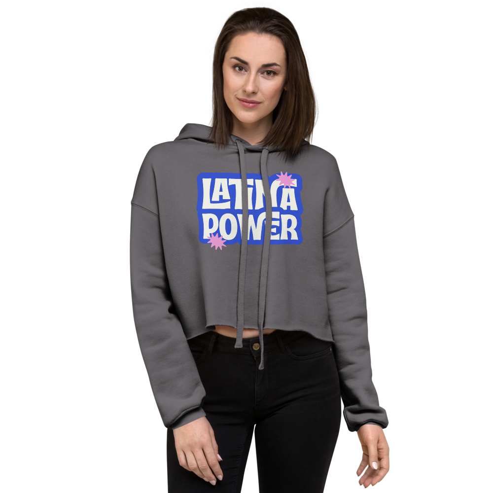 Latina Power B Groovey Crop Hoodie