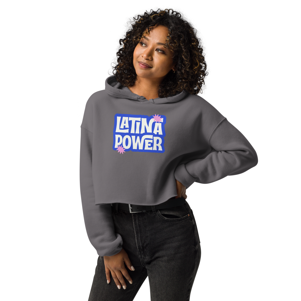Latina Power B Groovey Crop Hoodie