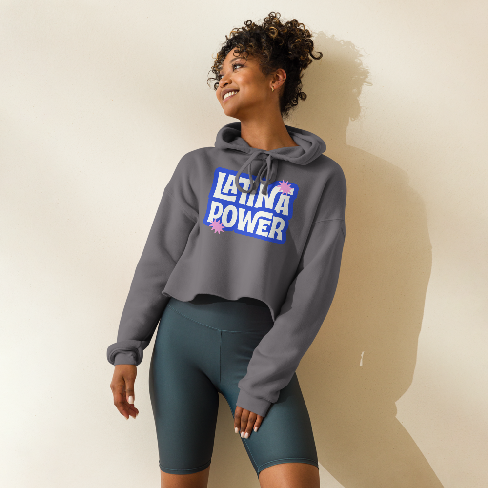 Latina Power B Groovey Crop Hoodie
