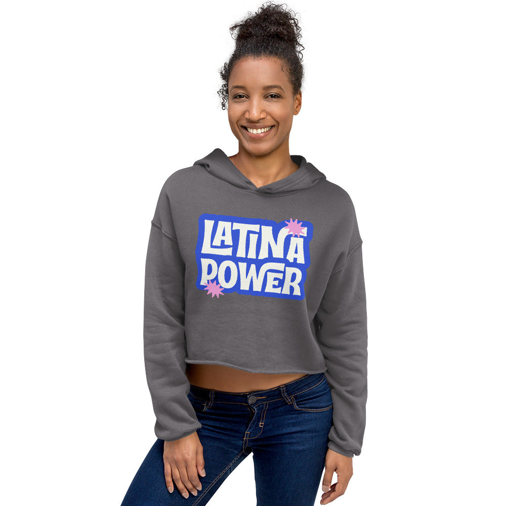 Latina Power B Groovey Crop Hoodie