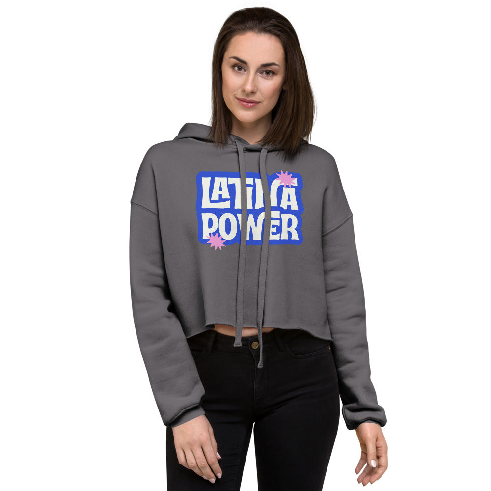Latina Power B Groovey Crop Hoodie