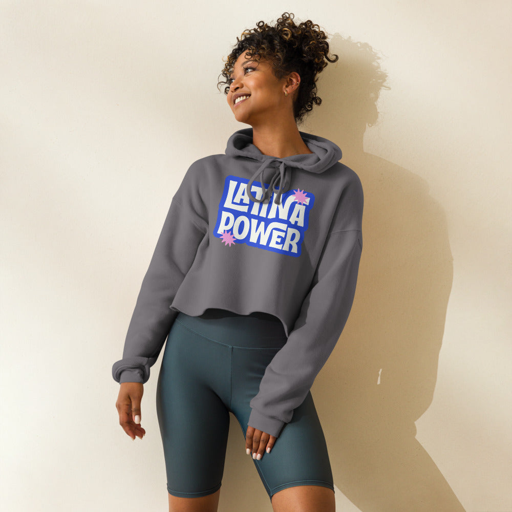 Latina Power B Groovey Crop Hoodie