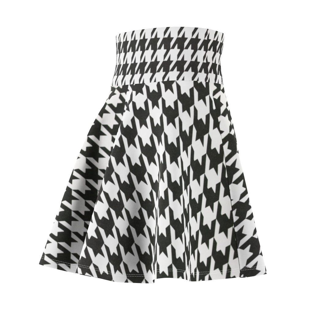 Black & White Houndstooth Skirt