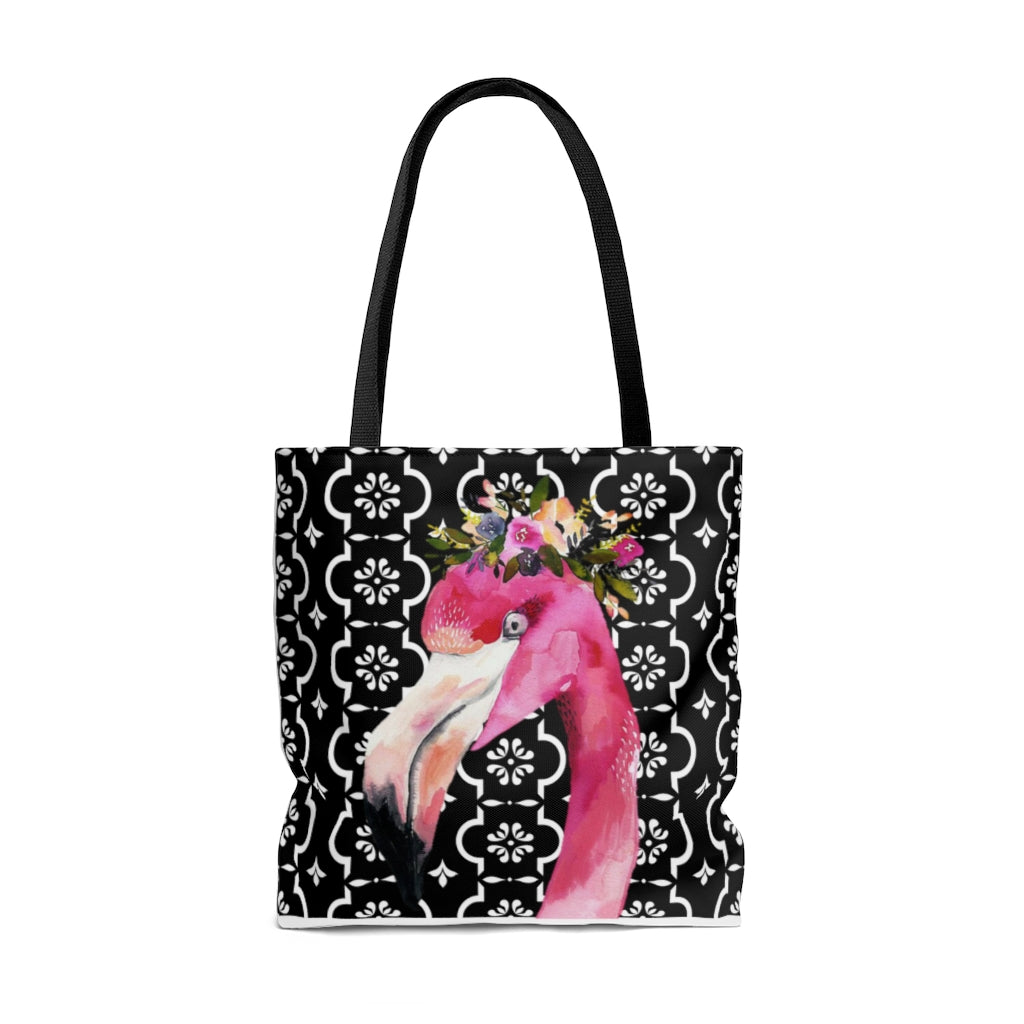 Simply Southern Flamingo Printed Large Waterproof Tote Bag in Pink | P –  Glik's